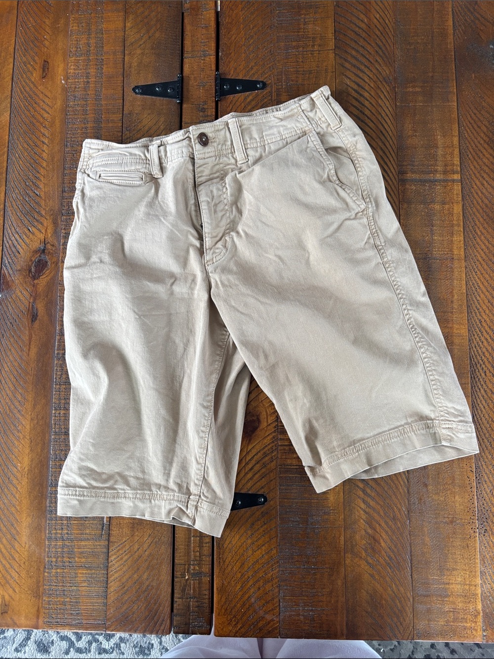 Men's Flat Front Khaki Shorts - Lightweight Summer Essential